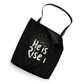 Easter He Is Risen Inspirational Faith Tote Bag