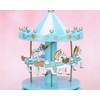 Crystal Ball Christmas Dreamy Music Box Wooden Carousel Christmas Baubles