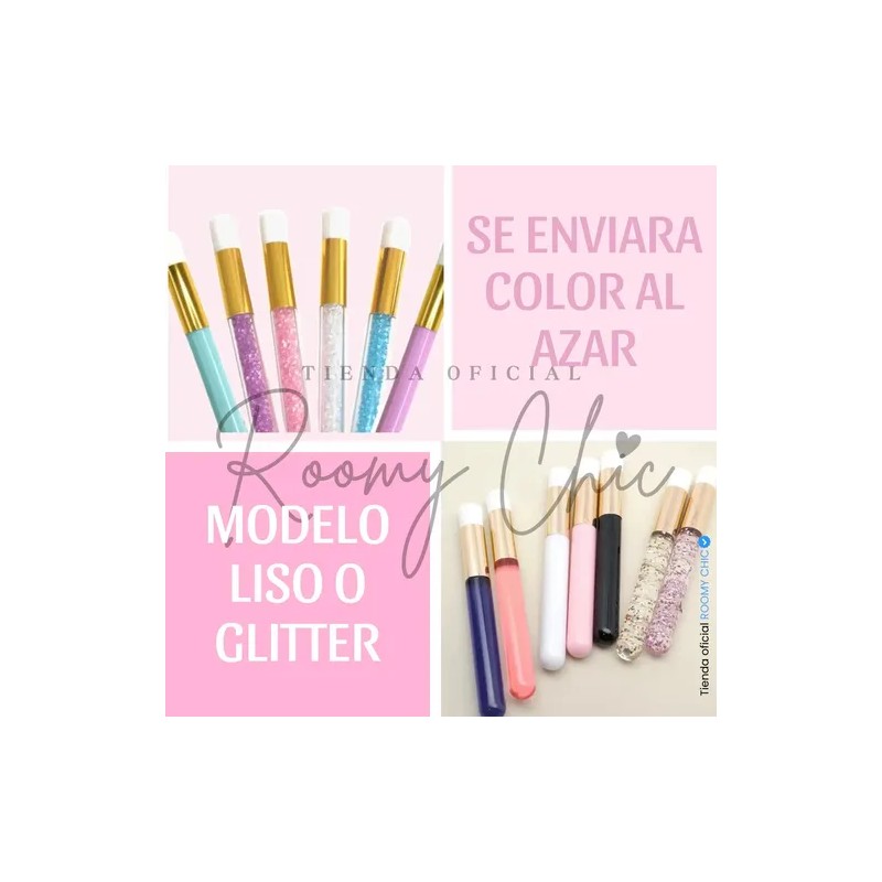 12 Brochas Para Limpiar Pestañas De Mink 1x1 Shampoo