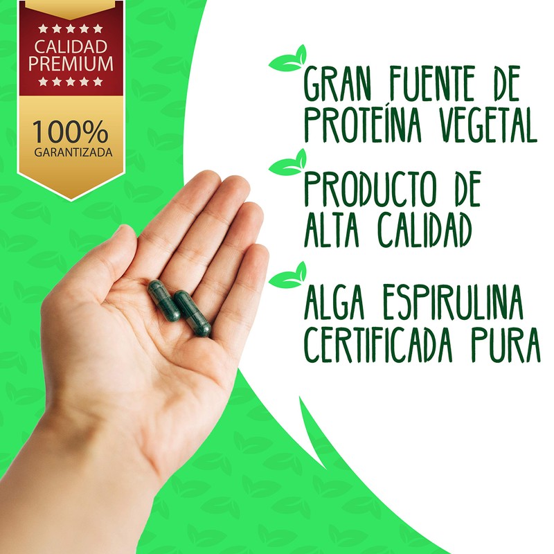 Alga Espirulina 250 cápsulas de Best Health el del Colibrí