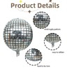 15PCS Disco Ball Balloons, 4D Inflatable Disco Ball Decor Party