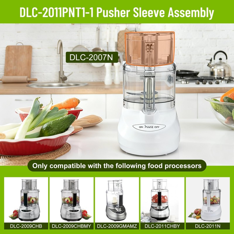 DLC-2011PNT1-1 Large Pusher Sleeve Assembly Compatible with Cuisinart