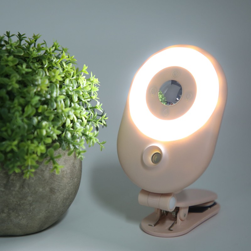 Dimmable Fill Light Soft Lamp Mini Humidifier for Phone Video
