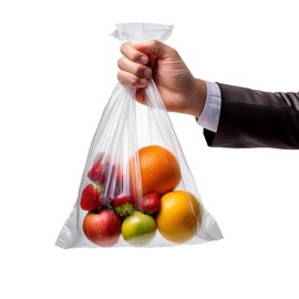 bag it Plastics Polythene Food Grade Storage Bags | 12" x 15" / 300mm x 375mm | Pack of 25 | Suitable as Freezer Bags, Sandwich Bags, Fruit Bags, Clear Plastic Bags