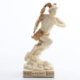 Veronese Design Greek Gods Miniature Figurine (Hermes, Multicolor)