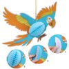 6pcs/set Paper Hanging Parrot Decoration Tropical Party Decoration Summer Party