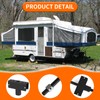 AUTOVIC Pop Up Camper Acme Drawbar Kit with Nut and