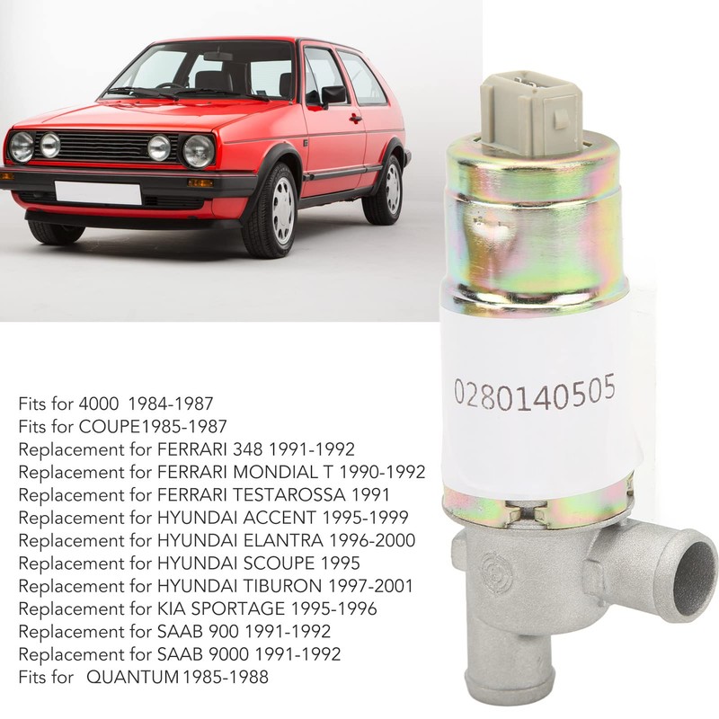 Ymiko Fuel Injector, 0280140505 IAC Idle Air Control Plug Replacement
