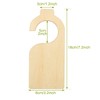 21 Pack Blank Clothing Rack Divider, Wooden Closet Size Divider,