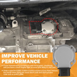 AE8Z-7C604-A Automatic Transmission Clutch Actuator B for 2012 2013 2014 2015 2016 2017 Ford Focus SE SEL, 11 12 13 14 15 16 17 Ford Fiesta Trans Clutch Actuator - Replace Ford AE8Z7C604A, AE8Z7C604