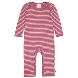 loud + proud Baby Girls' Derby Rib, GOTS Certified Jumpsuit, grape