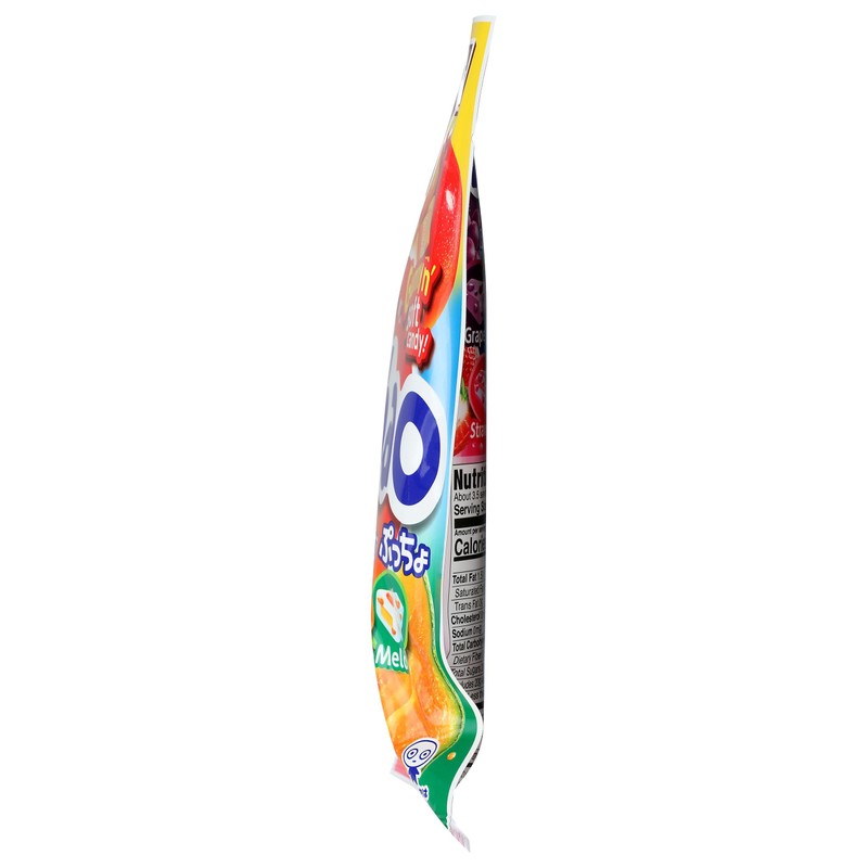 UHA Mikakuto Soft Candy with Gummy Bits, 4 Fruit Flavors,