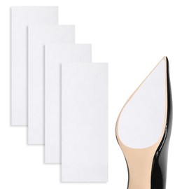 CHGCRAFT 4 Pcs Clear Self-Adhesive Sole Protectors Sole Protector Stickers Crystal Clear Self-Stick Pads Sole Protector Suitable for Heel and Sole Anti Slip Self-Adhesive Pads