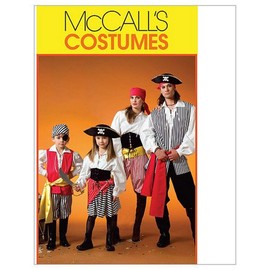 McCall's Patterns M4952 Size Kid 3-4 5-6 7-8 Misses'/ Men's/ Children's/ Boys'/ Girls' Costumes, Pack of 1, White
