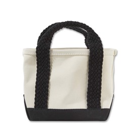 Elbeen Web Handle Tote Bag, Black