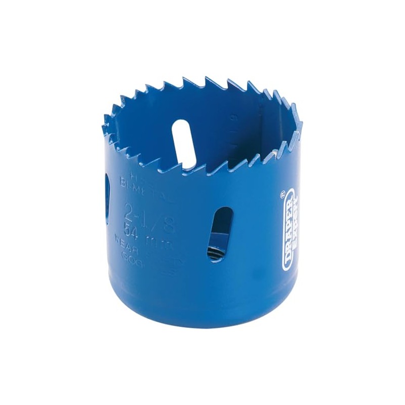 Draper 41082 Expert HSS Bi-Metal Holesaw Blade, 54mm, Blue