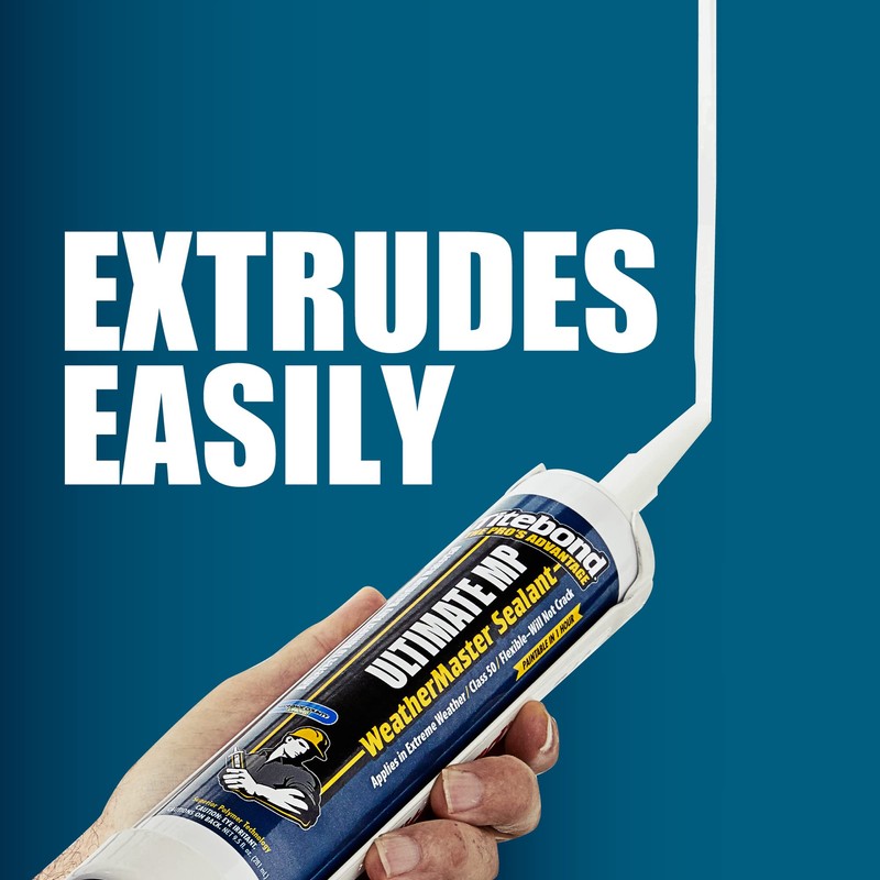 Titebond 71001 WeatherMaster Ultimate MP Sealant Cartridge, 9.5 oz., White