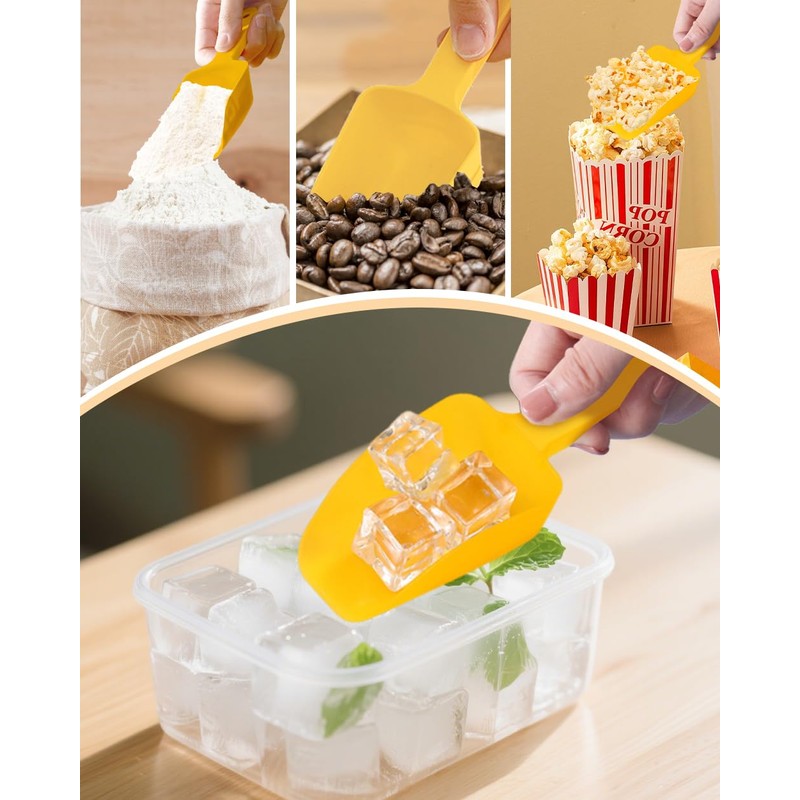 SEEK RARE 8Pcs Ice Scoop for Freeze 5.9 x 2.2in