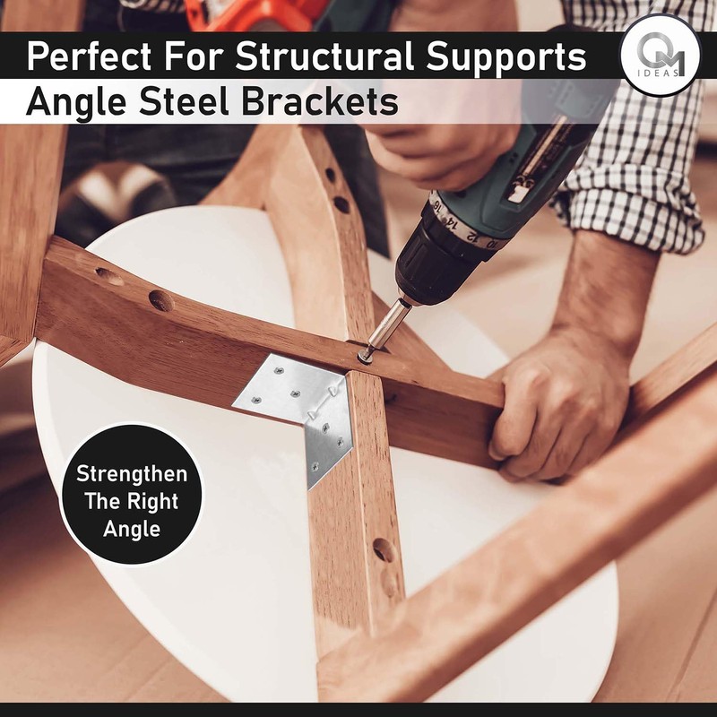 OMIDEAS 15 x Corner Brackets (50 x 50 x 50)