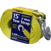 CargoLoc 85493 2-Inch by 15-Feet Emergency Tow Strap with Hooks