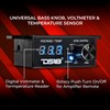DS18 BKVTR Universal Bass Knob with Volt Meter and Temperature