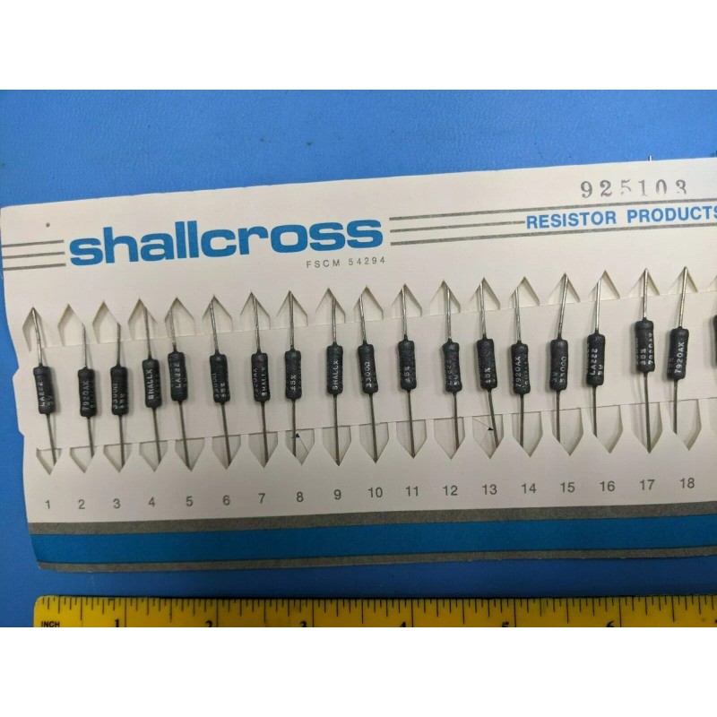 SHALLCROSS (20 Pcs) Resistor Wire Wound SHALLCROSS , 3 W