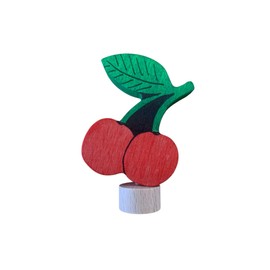 Motivstecker Kirsche Geburtstagsstecker Deko Zubehör für Geburtstagszug Geburtstagsring Geburtstagstisch