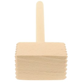 Teemando® Wooden meat header, sturdy meat hammer, with little effort for delicate meat