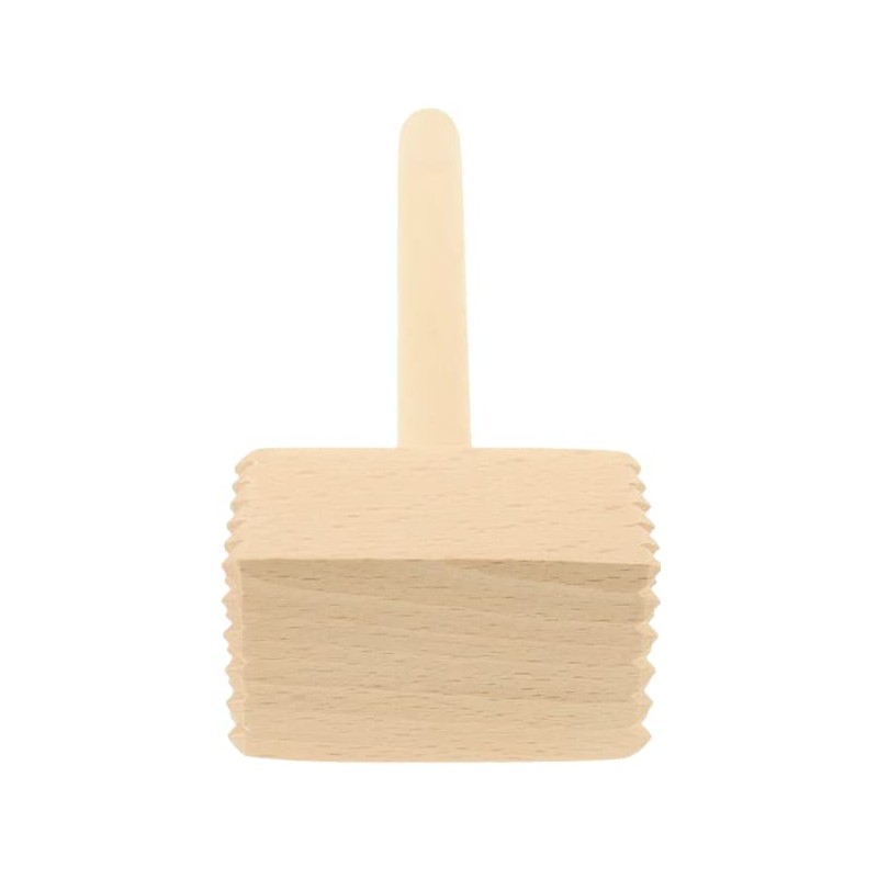 Teemando® Wooden meat header, sturdy meat hammer, with little effort