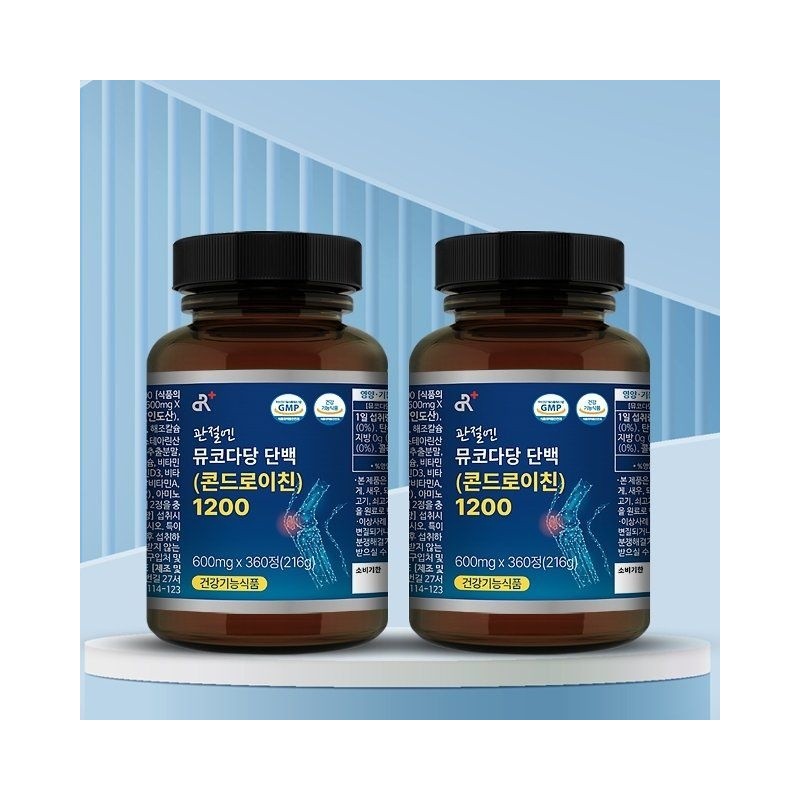 두리농산 Mucopolysaccharide protein chondroitin 360 tablets x 2 bottles for