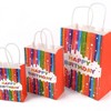 Rainbow Birthday Gift Paper Bag - Party Present Packaging & Anniversary Paper Bag Packaging Pouch 7ea