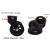 Inovey Universal luggage compartment wheel luggage compartment wheel set removable