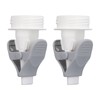 2Pcs Breastmilk Storage Bag Adapter Portable Convenient Use Wide Mouth