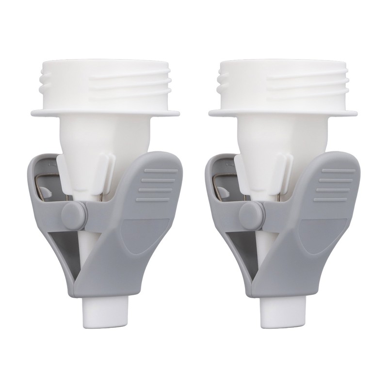 2Pcs Breastmilk Storage Bag Adapter Portable Convenient Use Wide Mouth