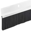 Brush Sweep Door Sweep with 1" Aluminum Holder and 1