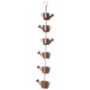 Rain Chains,Kettle Wind Chimes,Rainwater Catcher,Flower Pot Rain Chain,Garden Ornaments,Wind Chimes