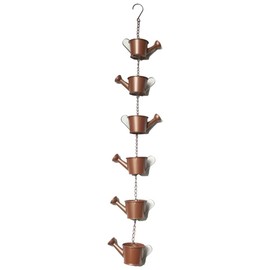 Rain Chains,Kettle Wind Chimes,Rainwater Catcher,Flower Pot Rain Chain,Garden Ornaments,Wind Chimes Hanging Decor,for Garden,Balcony