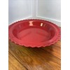 Chantal Red Pie Plate Serving Bakeware 9" 1 Qt. Fluted