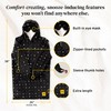 Big Blanket Co Big Blanket Hideout Hoodie Black Dots |