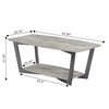 Convenience Concepts Graystone Coffee Table, Faux Birch / Slate Gray