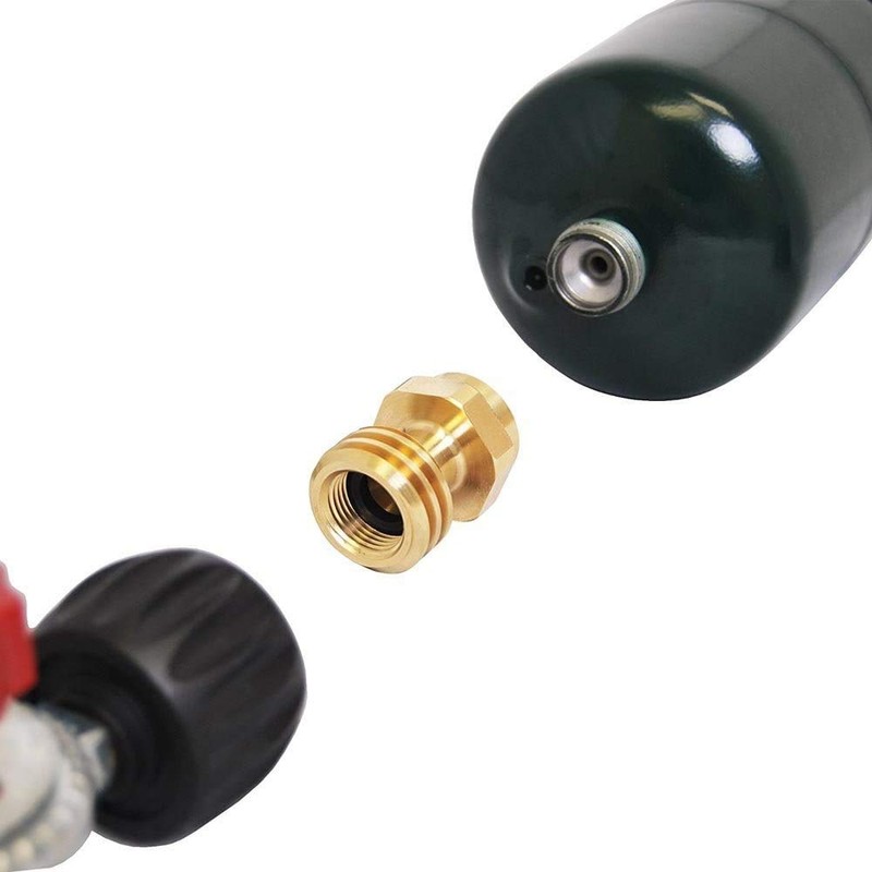 Adaptador de propano HZFJ para cilindro desechable de 1 lb