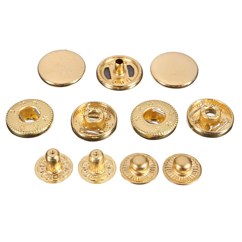 Trimming Shop S Spring Press Studs 4 Part Metal Snaps