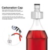 Stainless Steel Carbonation Cap with 5/16in Barb Ball Lock Type