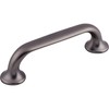 Top Knobs TK593BSN Mercer Collection 3-3/4" Oculus Oval Pull, Brushed