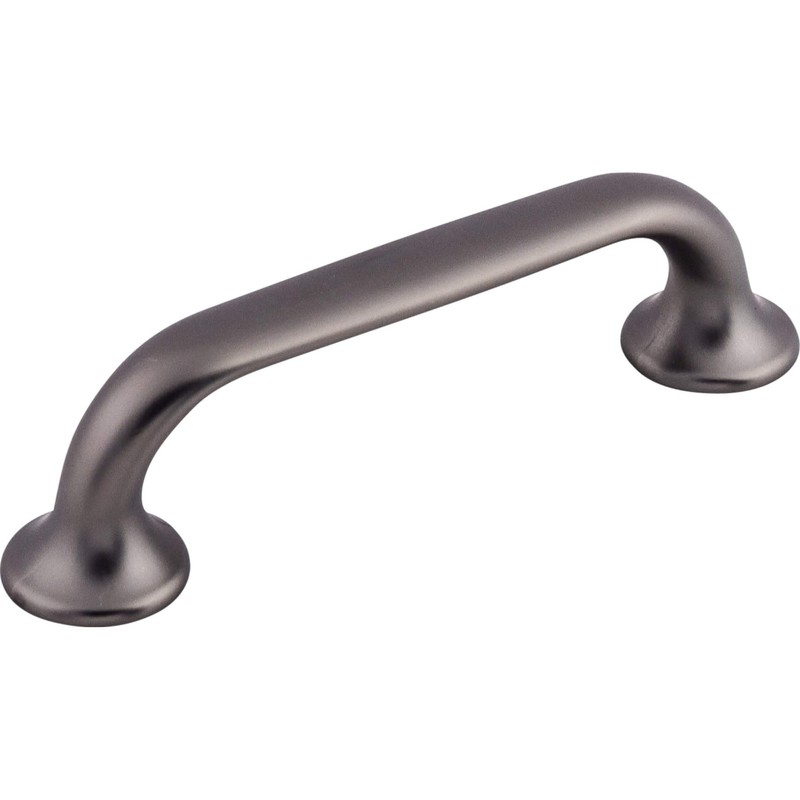 Top Knobs TK593BSN Mercer Collection 3-3/4" Oculus Oval Pull, Brushed