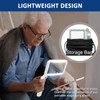 IIYL Magnifying Glass with Light for Reading, Rechargeable 4X Large