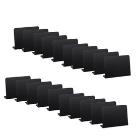 CENZICOM Mini Chalkboard Signs, Small Back Food Display Stands for Party Buffet Wedding,20 Pack