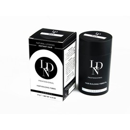 LDN Professional Twin Pack Hair Fibres for Hair Loss and Thinning Hair, Multi Pack with 2 bottles (Black)
