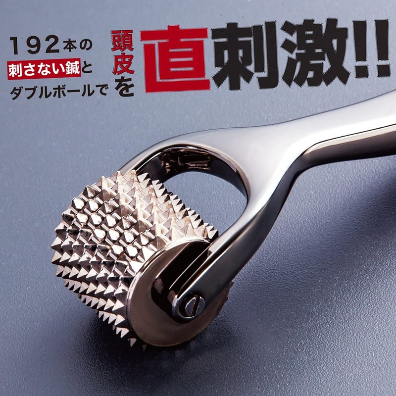 Alphax Roller Acupuncture Heat Transfer Scalp Roller for MEN