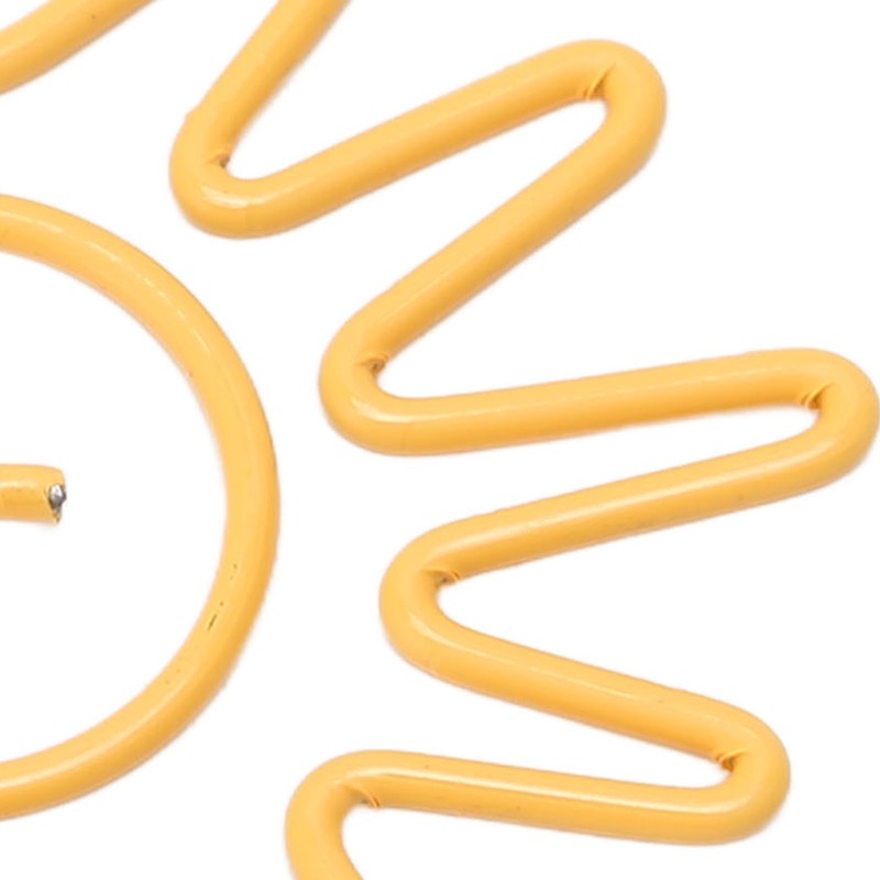 100Pcs Paper Clip Metal Hand Shaped Design Rustproof Paperclip Decoration